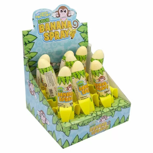 Crazy Candy Factory Sour Banana Spray 50ml 9ct (UK)