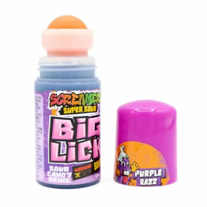 Zed Screamers Super Sour Purple Razz Big Lick 60ml 12ct (UK)