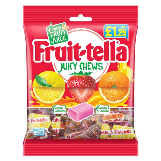 Fruit-tella Juicy Chews Bag 135g 12ct (UK)