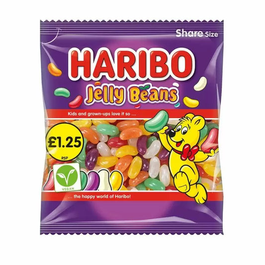 Haribo Jelly Beans 140g 12ct (UK)