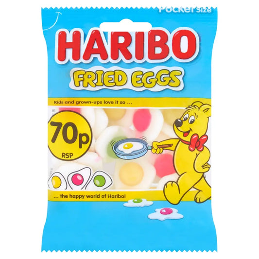 Haribo Fried Eggs Bag 60g 20ct (UK)