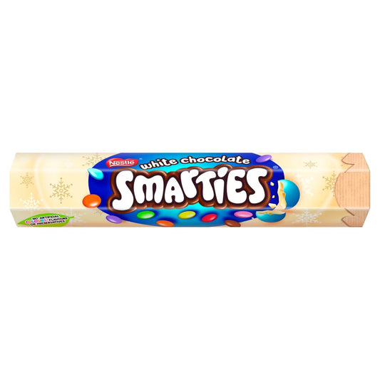 Smarties White Chocolate Giant Tube 120g 20ct (UK)