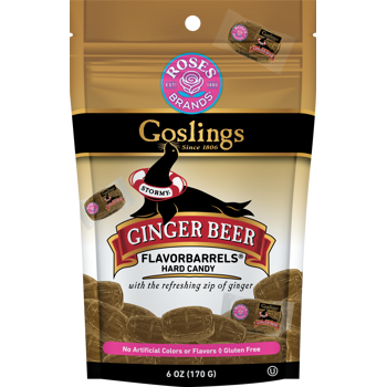 Goslings Ginger Beer Flavor Barrels Gusset Bags 6oz 6ct