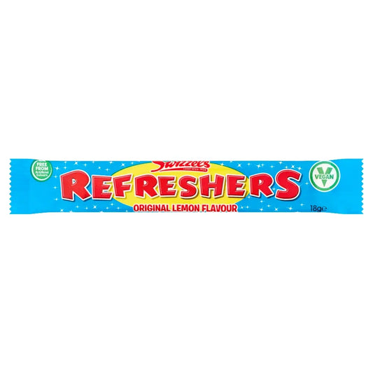 Swizzels Refreshers Original Lemon Flavour Chew Bar 18g 60ct (UK)