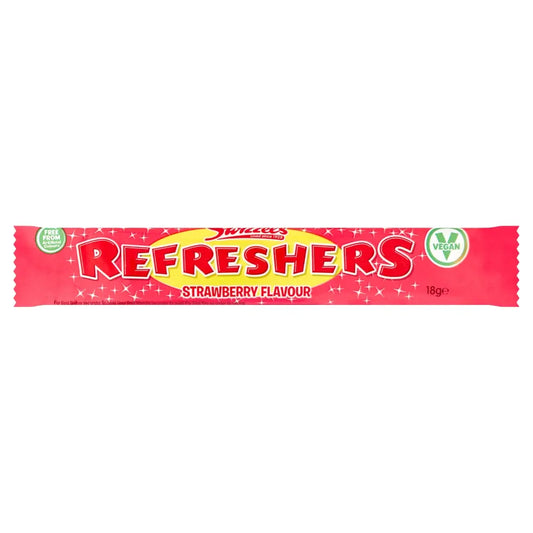 Swizzels Refreshers Strawberry Flavour Chew Bar 18g 60ct (UK)