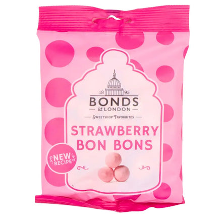 Bonds Strawberry Bon Bons Bag 110g 12ct (UK)