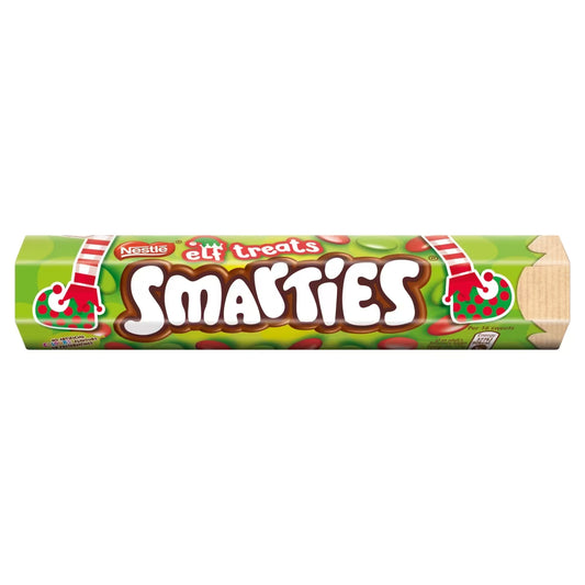 Smarties Elf Treats Milk Chocolate Giant Tube 120g 20ct (UK)