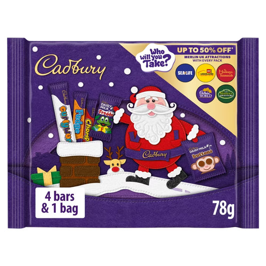 Cadbury Chocolate Christmas Selection Pack 78g 26ct (UK)