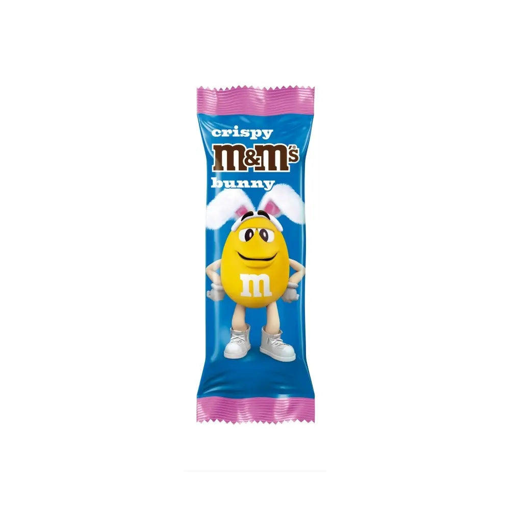 M&M's Crispy Milk Chocolate Easter Bunny Treat 29g 32ct (UK)