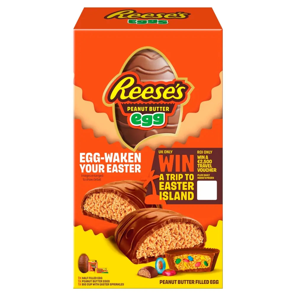 Reese's Peanut Butter Half Filled Egg with Reese's Big Cup and Mini Eggs 373g 4ct