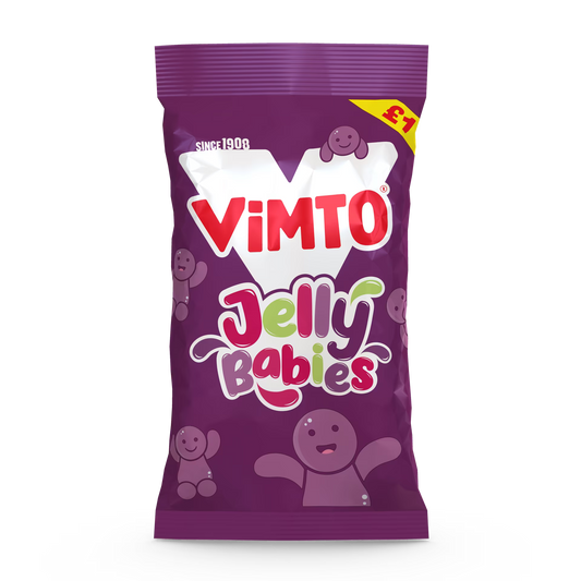 Vimto Jelly Babies Bag 120g 12ct (UK)