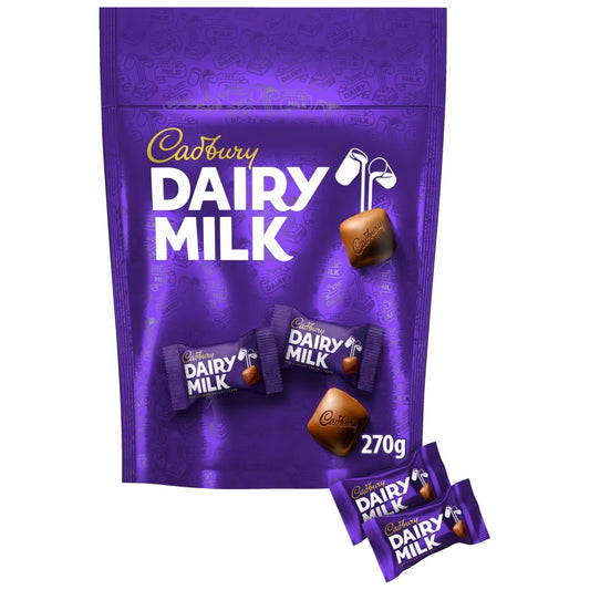 Cadbury Dairy Milk Chocolate Chunks Pouch 270g 8ct (UK)