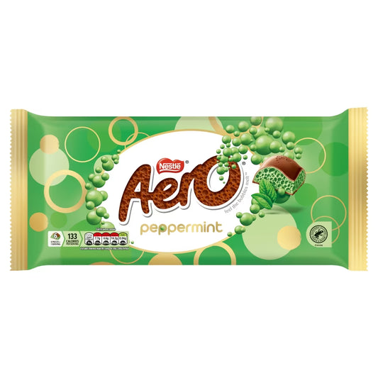 Aero Peppermint Milk Chocolate Giant Gifting Bar 295g 12ct (UK)