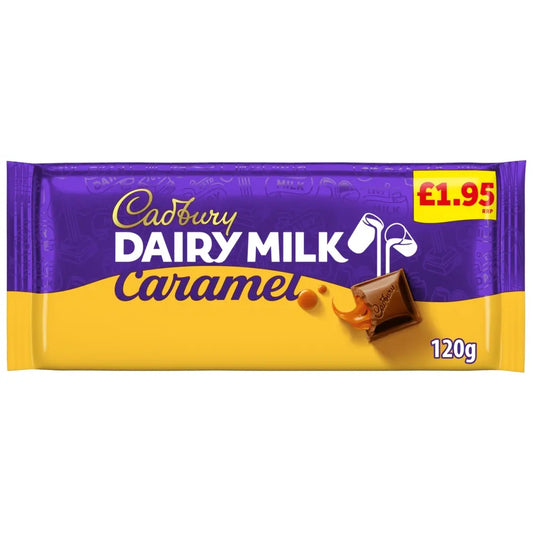 Cadbury Dairy Milk Caramel 120g 16ct (UK)