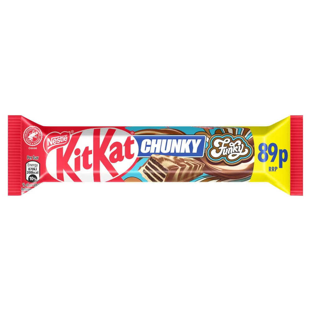 KitKat Chunky Funky Chocolate Bar 40g 24ct (UK)
