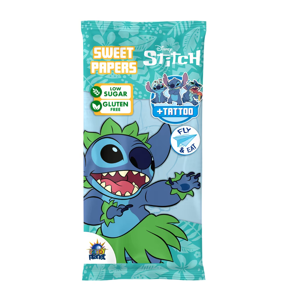 Lilo & Stitch Edible Sweet Papers and Tattoo Pack 8g 25ct (UK)