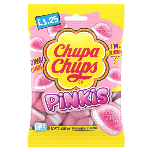 Chupa Chups Pinkis Bag 90g 12ct (UK)