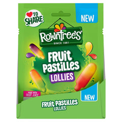Rowntree's Lollies Fruit Pastilles Sweets Bag 130g 9ct (UK)
