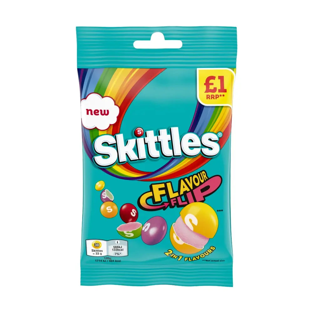 Skittles Flavour Flip 109g 14ct (UK)