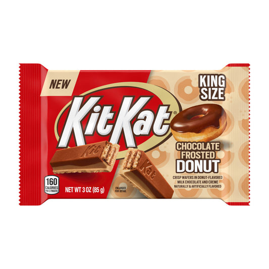 Kit Kat Chocolate Frosted Donut King Size 3oz 24ct