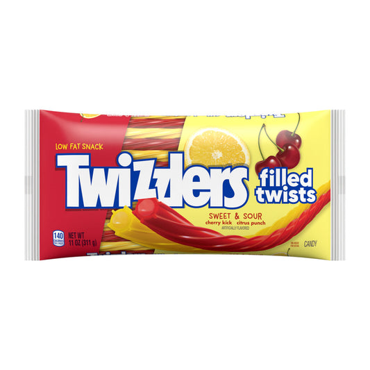 Twizzlers Sweet & Sour Filled Twists 11oz 12ct