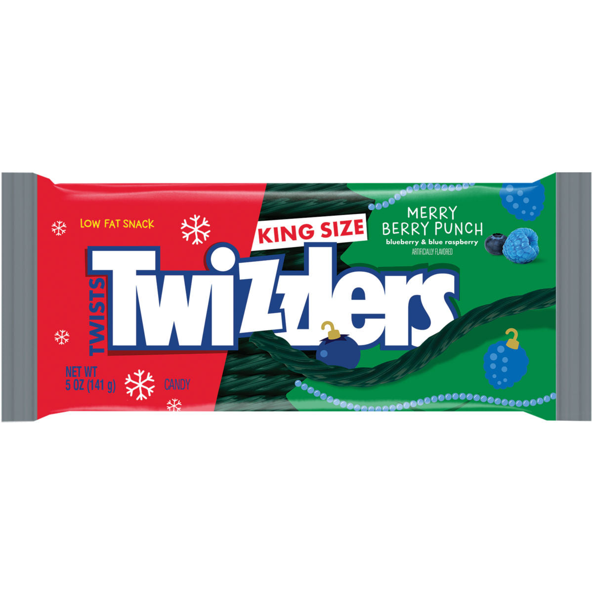 Twizzlers Merry Berry Punch Twists (Blueberry & Blue Raspberry Flavors ...