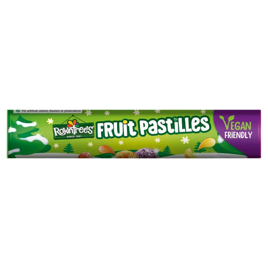 Rowntree's Fruit Pastilles Sweets Giant Tube 115g 15ct (UK)