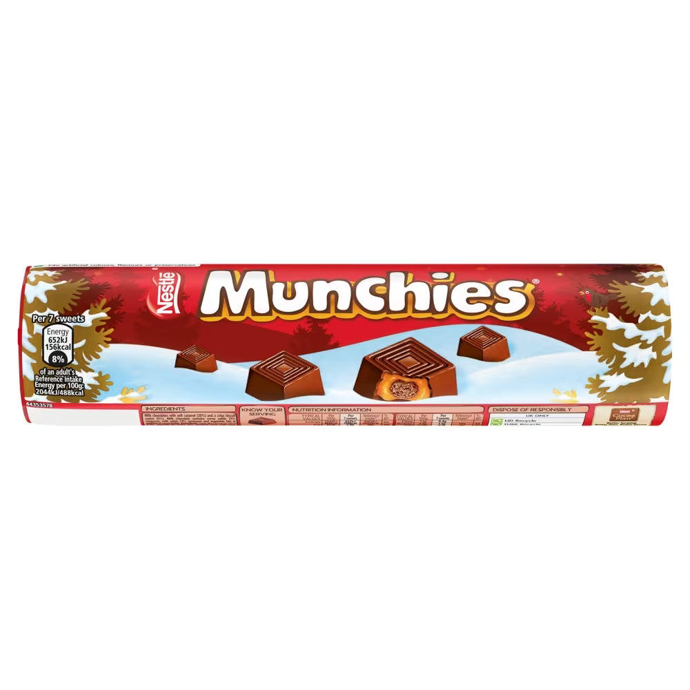 Munchies Milk Chocolate & Caramel Giant Tube 80g 15ct (UK)