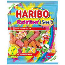 Haribo Rainbow Fizz Veggie 160g 22ct (Europe)