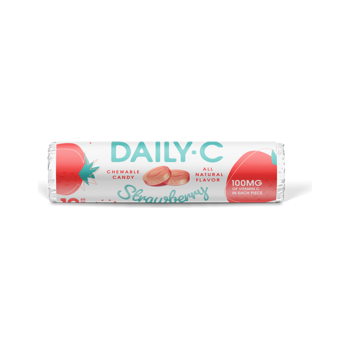 Daily-C Rolls Strawberry 1.3oz 24ct