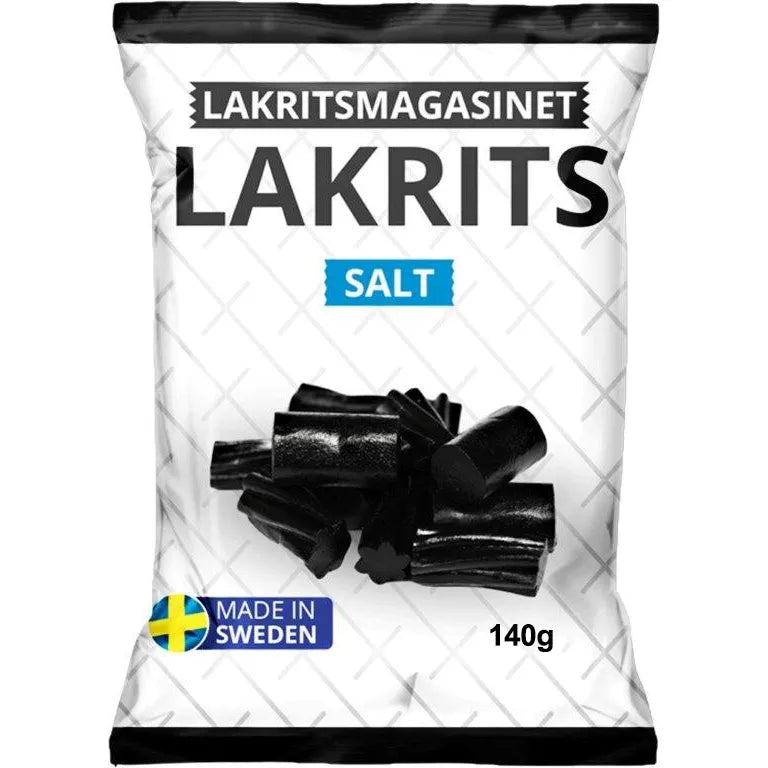 Lakritsmagasinet Salted Licorice 140g 27ct (Sweden)