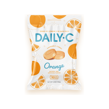 Daily-C Orange Peg Bags 5.3oz 12ct