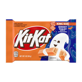 Kit Kat Ghost Toast Cinnamon Toast Flavored Creme King Size 3oz 24ct