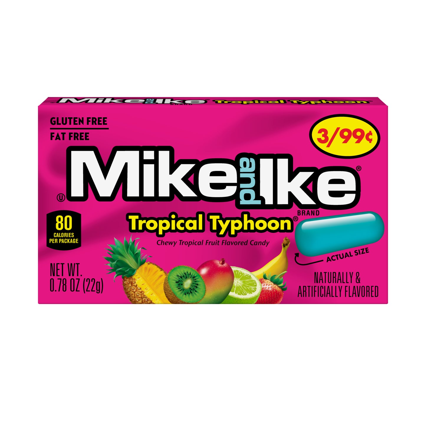 Mike & Ike Tropical Typhoon .78oz 24ct