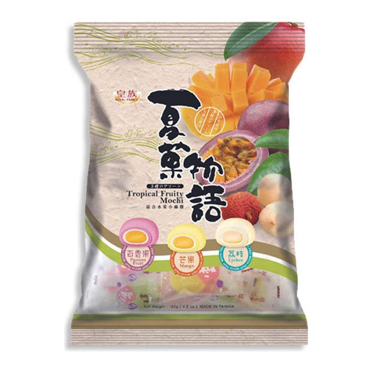 Royal Family Tropical Fruit Mochi Peg Bag 4.2oz 12ct (Taiwan)
