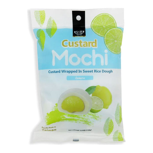 Royal Family Custard Mochi Lemon Peg Bag 4.2oz 12ct (Taiwan)
