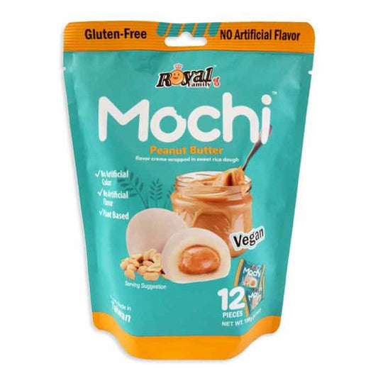 Royal Family Mochi Peanut Butter Peg Bag 6.34oz 12ct (Taiwan)