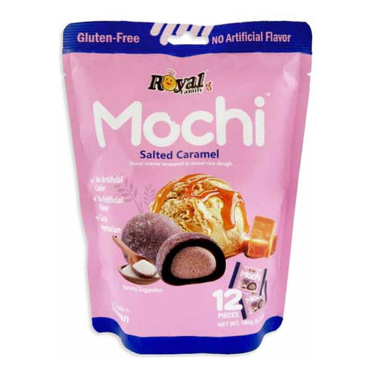 Royal Family Mochi Salted Caramel Peg Bag 6.34oz 12ct (Taiwan)