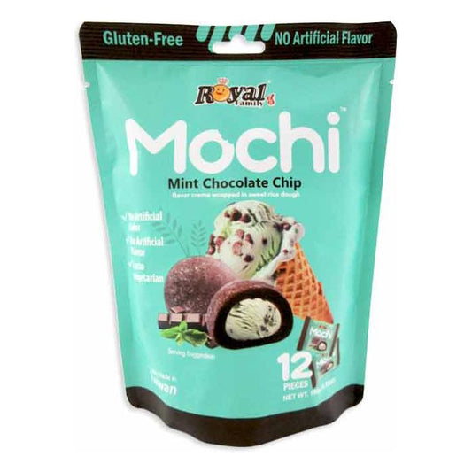 Royal Family Mochi Mint Chocolate Chip Peg Bag 6.34oz 12ct (Taiwan)