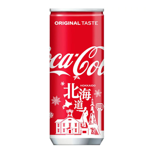 Coca Cola Slim Can Hokkaido Design 250ml 30ct (Japan) (Shipping Extra, Click for Details)