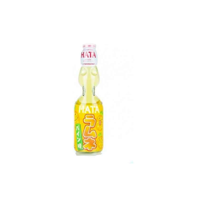 HATA KOSEN Bottle Ramune Pineapple 200ml 30ct (Japan) (Shipping Extra, Click for Details)