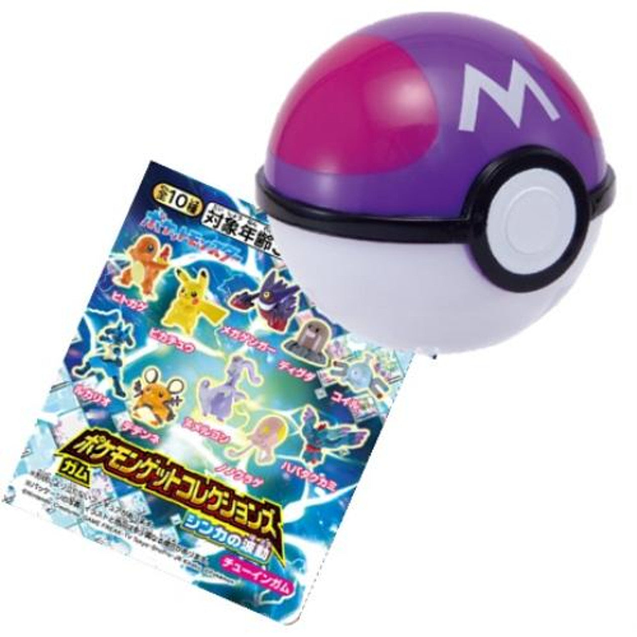 Pokémon Get Collection Shinka no Hado Figure Chewing Gum 1.6g 10ct (Japan)