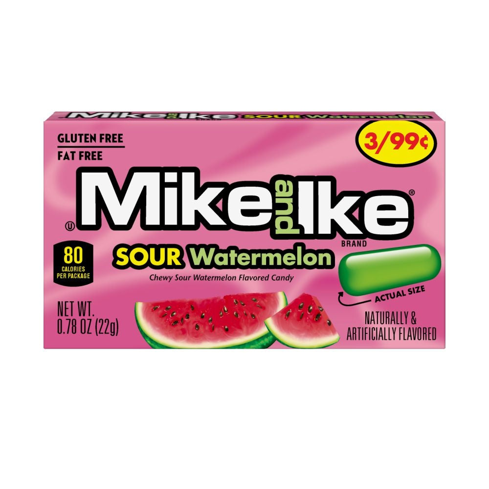 Mike & Ike Sour Watermelon .78oz 24ct