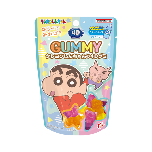 4D Gummy Crayon Shin-Chan 60g 8ct (Japan)