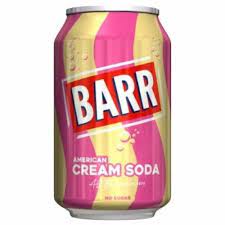 Barr American Cream Soda 330ml [4x6pack] 24ct(UK) (Shipping Extra, Click for Details)