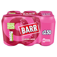 Barr Cherryade 330ml [4x6pack] 24ct(UK) (Shipping Extra, Click for Details)