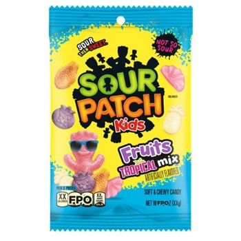 Sour Patch Kids Fruit Mix 3.08oz 12ct