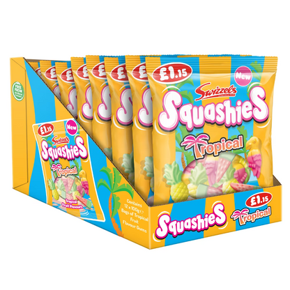 Swizzels Squashies Tropical 100g 12ct (UK)