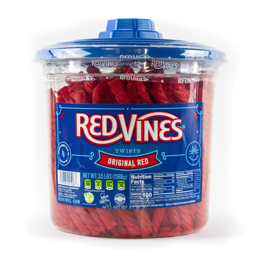 Red Vines Tub Original Red Twists 3.5oz 1ct