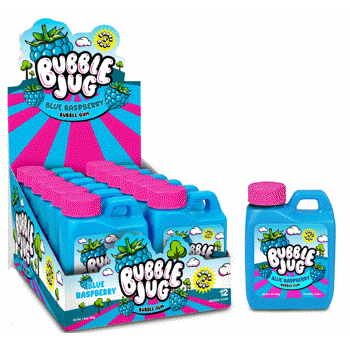 Bubble Jug Blue Raspberry 1.94oz Jug 12ct